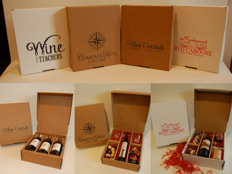 Custom Cardboard Wine Gift Boxes | Custom Wine Packaging